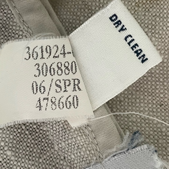 Banana Republic Y2K Linen Floral Blazer 8 Safari Goblincore Fairy Cottagecore - Picture 10 of 13